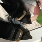 کفش پاشنه کوتاه کد 8029