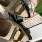 کفش پاشنه کوتاه کد 8029