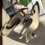 کفش پاشنه کوتاه کد 8029
